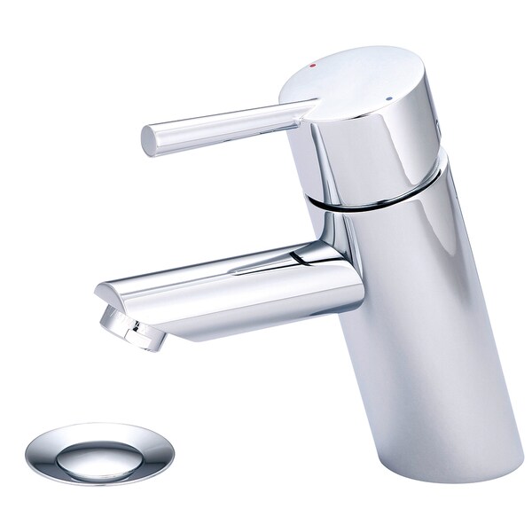 Olympia Faucets Single Handle Bathroom Faucet, Compression Hose, Single Hole, Chrome, Overall Height: 5.63" L-6053 - main
